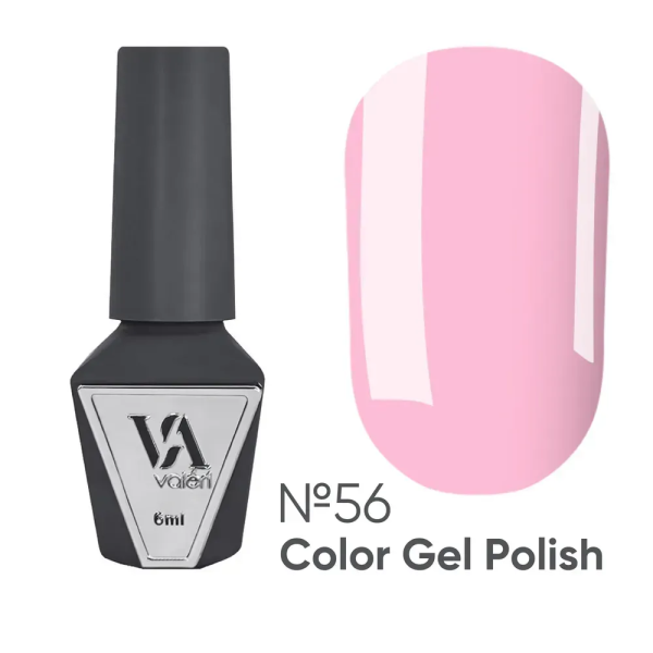 Гель-лак Valeri Color New №056, зефирно-розовый, 6 мл