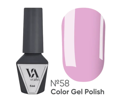 Гель-лак Valeri Color New №058, рожево-ліловий, 6 мл