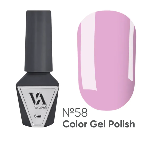 Гель-лак Valeri Color New №058, розово-лиловый, 6 мл