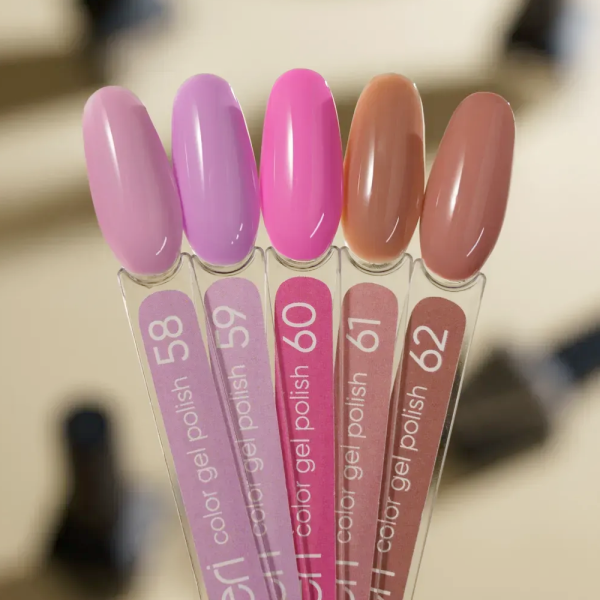 Гель-лак Valeri Color New №058, розово-лиловый, 6 мл
