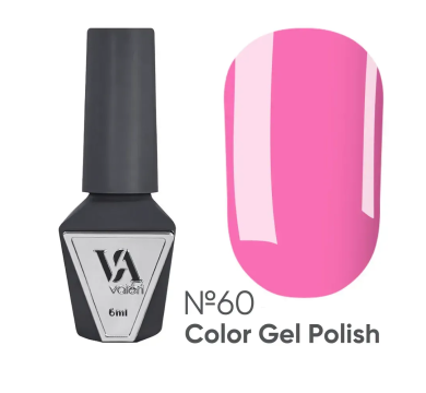 Гель-лак Valeri Color New №060, яскраво-рожевий, 6 мл