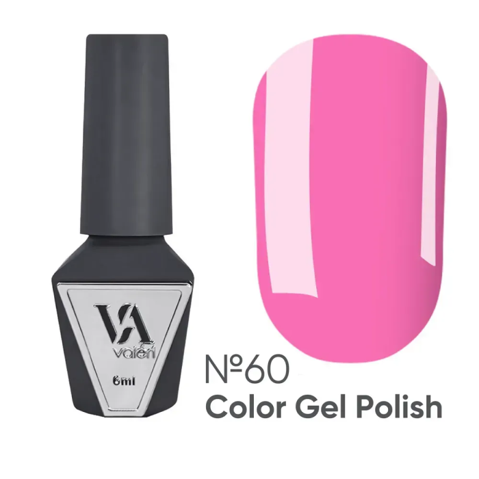 Гель-лак Valeri Color New №060, ярко-розовый, 6 мл