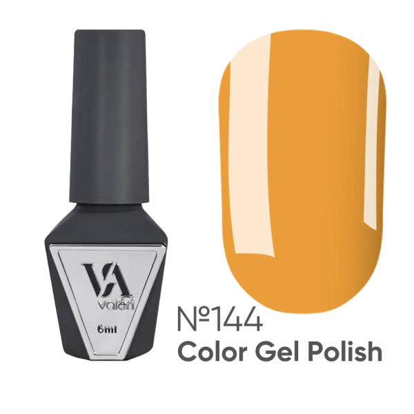 Гель-лак Valeri Color New №144, оранжевый, 6 мл