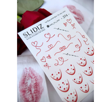 Слайдер-дизайн SLIDIZ №374, для френчу, 14 лютого