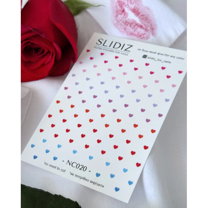 Слайдер-дизайн SLIDIZ NC020, 14 лютого (не потрібно вирізати)