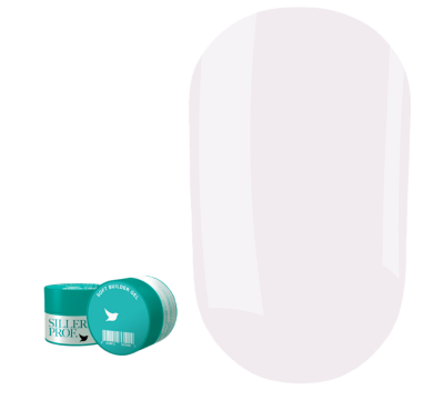 Гель для нарощування Siller Soft Builder Gel №02, молочно-рожевий, 15 мл