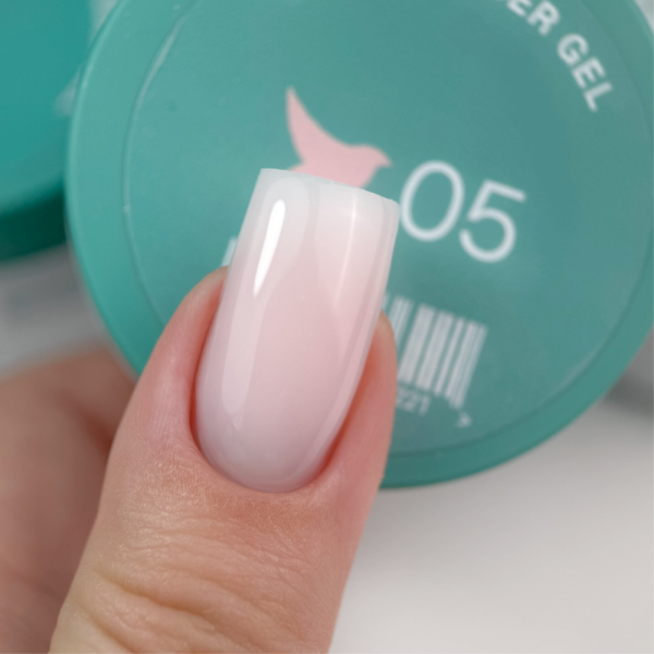 Гель для нарощування Siller Soft Builder Gel №05, рожевий, 15 мл