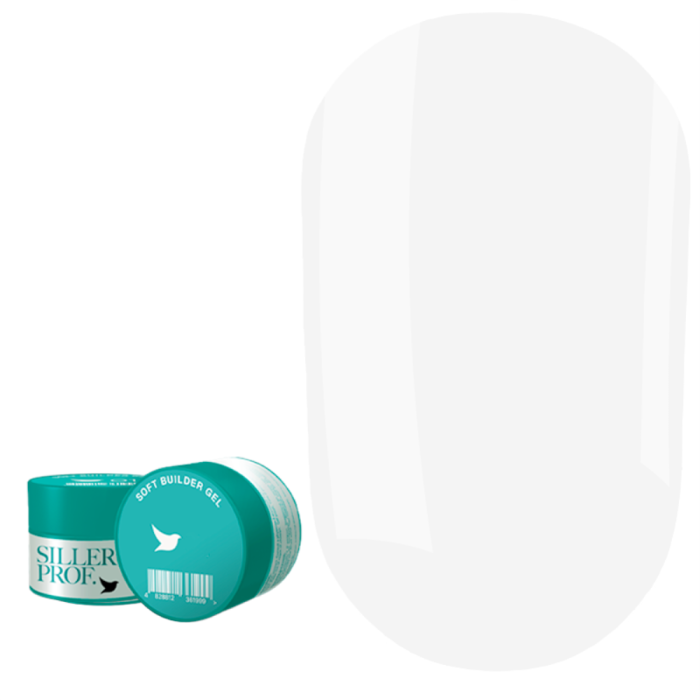 Гель для наращивания Siller Soft Builder Gel №01, молочный, 30 мл