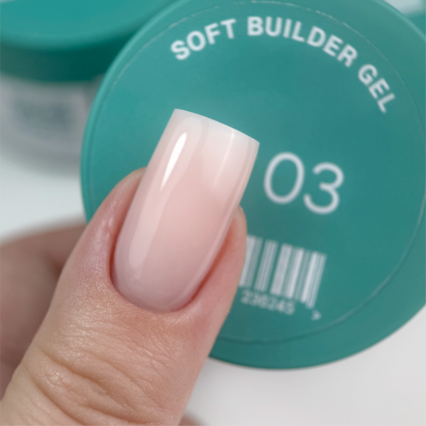 Гель для нарощування Siller Soft Builder Gel №03, натуральний, 30 мл