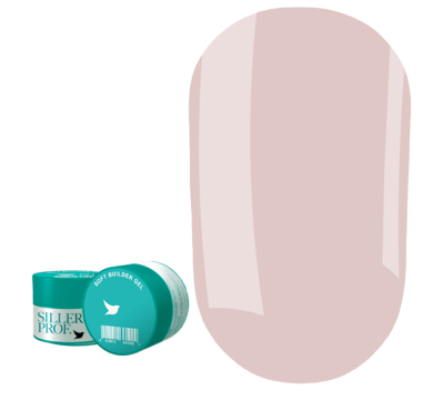 Гель для нарощування Siller Soft Builder Gel №04, рожевий натуральний, 30 мл