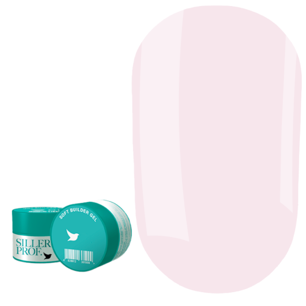 Гель для наращивания Siller Soft Builder Gel №06, зефирно-розовый, 30 мл