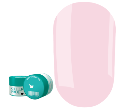 Гель для нарощування Siller Soft Builder Gel №07, рожевий кварц, 30 мл