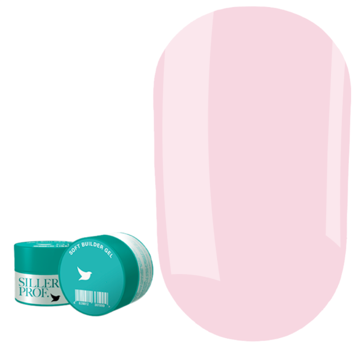 Гель для наращивания Siller Soft Builder Gel №07, розовый кварц, 30 мл