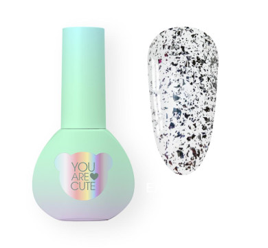 Топ с хлопьями You Are Cute Top Easy Peasy №01, серебро, 5 мл