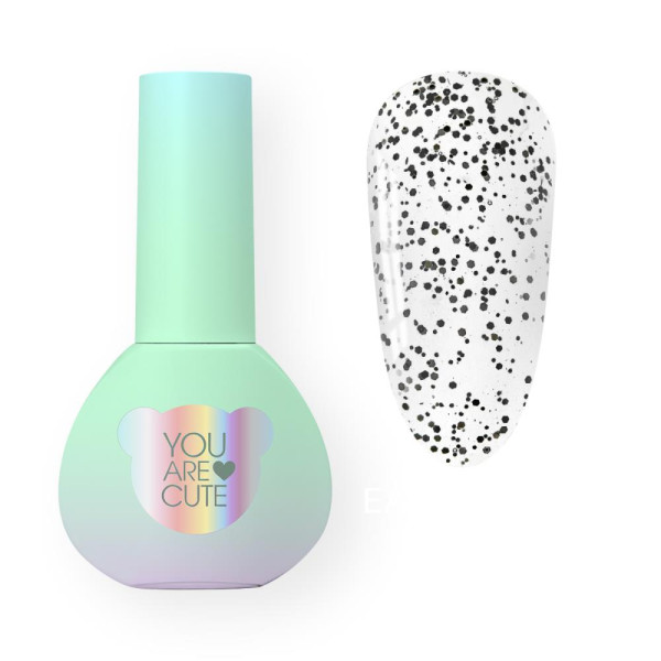 Топ із пластівцями You Are Cute Top Easy Peasy №02, чорний, 5 мл