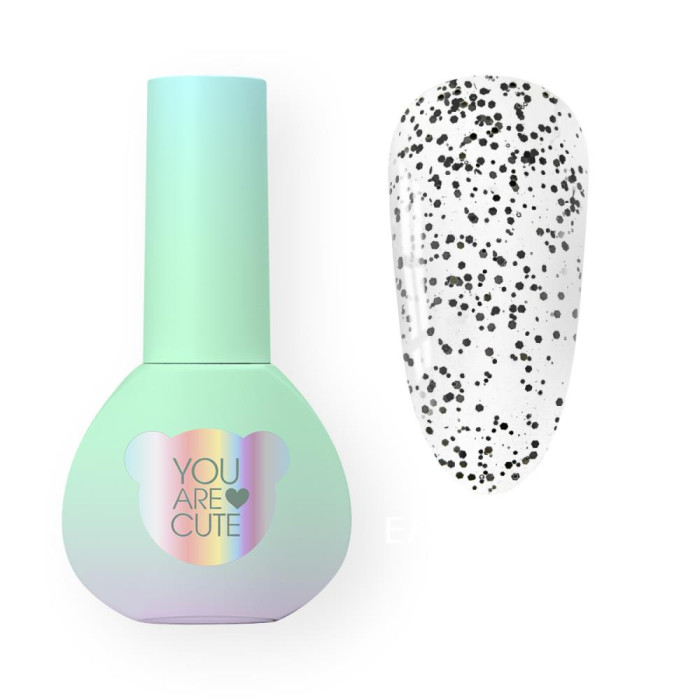 Топ із пластівцями You Are Cute Top Easy Peasy №02, чорний, 5 мл