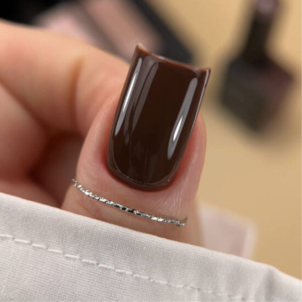 Гель-лак Biblioteka Gel Polish №38 Chestnut, насичений коричневий, 10 мл