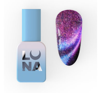 Гель-лак котяче око LUNA Color Cat Eye №264, рожево-фіолетовий, 8 мл