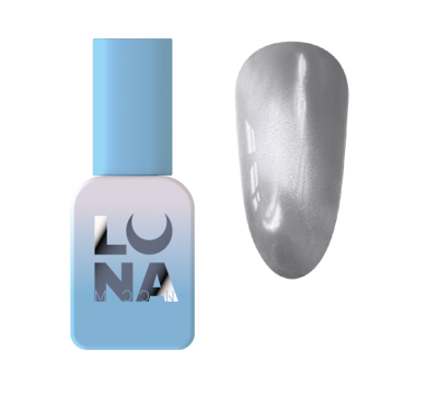 Гель-лак котяче око LUNA Color Cat Eye №268, срібло, 8 мл