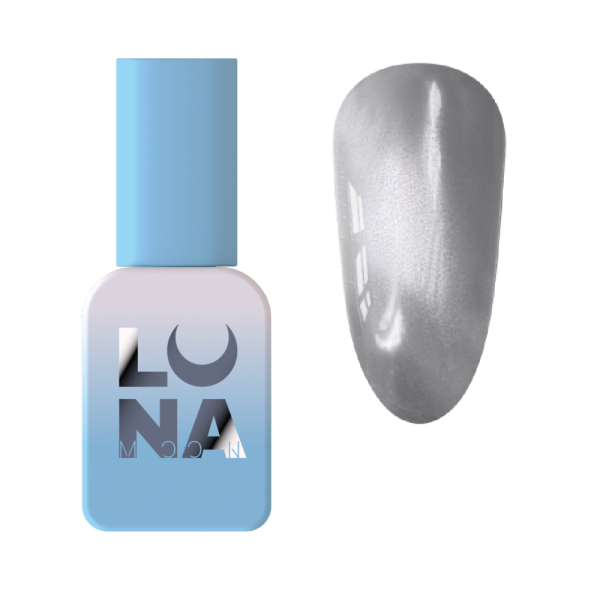 Гель-лак котяче око LUNA Color Cat Eye №268, срібло, 8 мл