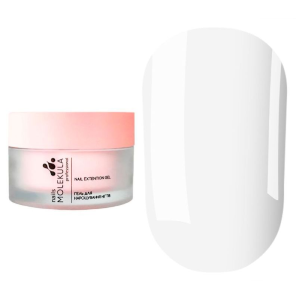Гель моделирующий Molekula Builder Gel Mousse MB201 Soft Milk, молочный, 15 мл