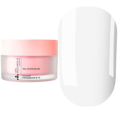 Гель моделюючий Molekula Builder Gel Mousse MB201 Soft Milk, молочний, 30 мл