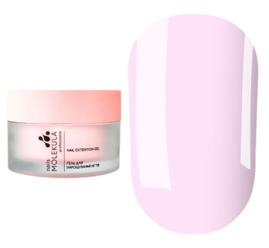 Гель моделюючий Molekula Builder Gel Mousse MB203 Pastel Pink, пастельно-рожевий, 15 мл
