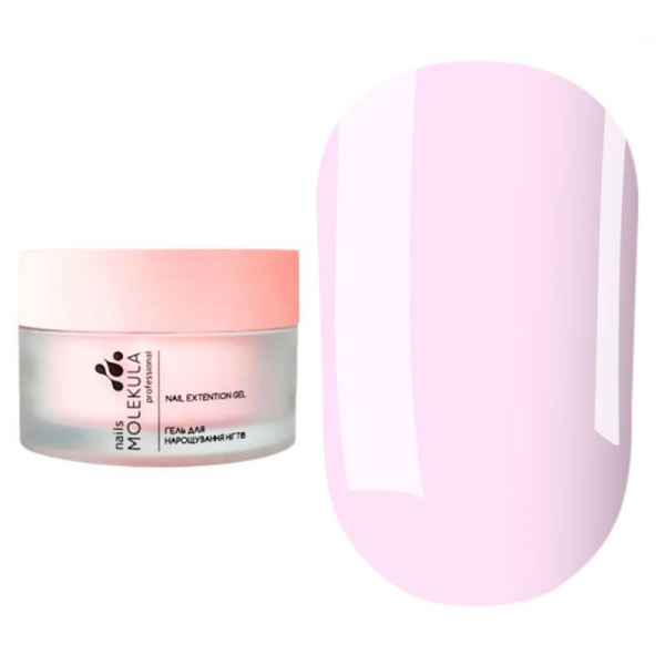 Гель моделюючий Molekula Builder Gel Mousse MB203 Pastel Pink, пастельно-рожевий, 15 мл