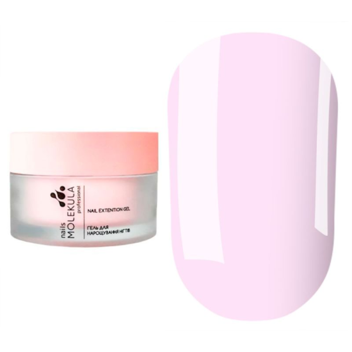 Гель моделирующий Molekula Builder Gel Mousse MB203 Pastel Pink, пастельно-розовый, 15 мл