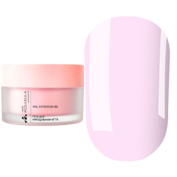 Гель моделирующий Molekula Builder Gel Mousse MB203 Pastel Pink, пастельно-розовый, 30 мл