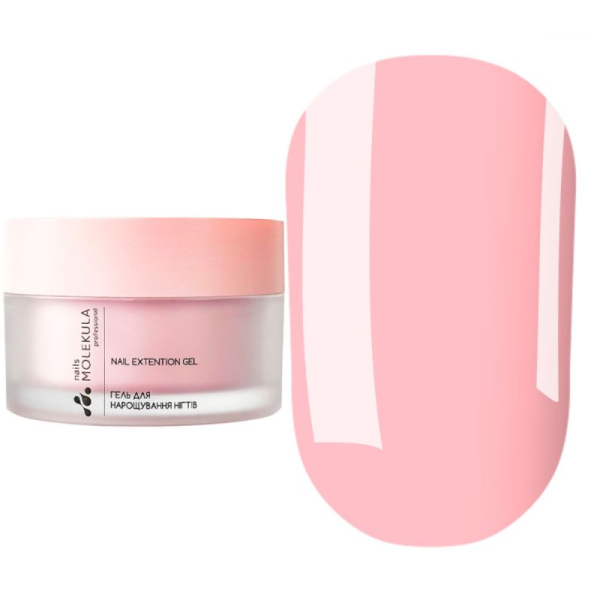 Гель моделирующий Molekula Builder Gel Mousse MB204 Rose Bloom, ярко-розовый, 30 мл