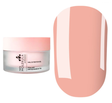Гель моделирующий Molekula Builder Gel Mousse MB208 Nude Beige, бежевый, 15 мл