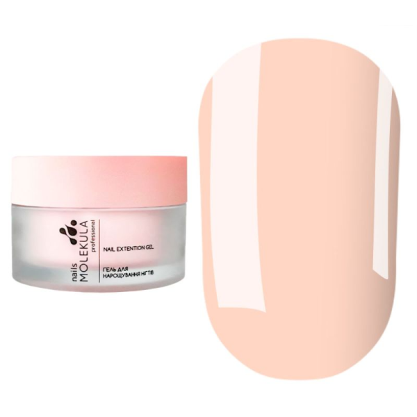 Гель моделирующий Molekula Builder Gel Mousse MB209 Peach Nude, персиковый нюд, 15 мл