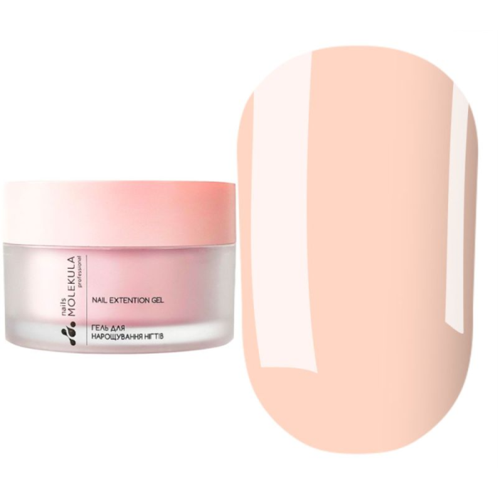 Гель моделюючий Molekula Builder Gel Mousse MB209 Peach Nude, персиковий нюд, 30 мл