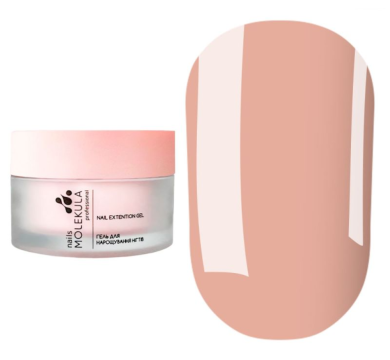 Гель моделюючий Molekula Builder Gel Mousse MB211 Warm Beige, теплий беж, 15 мл