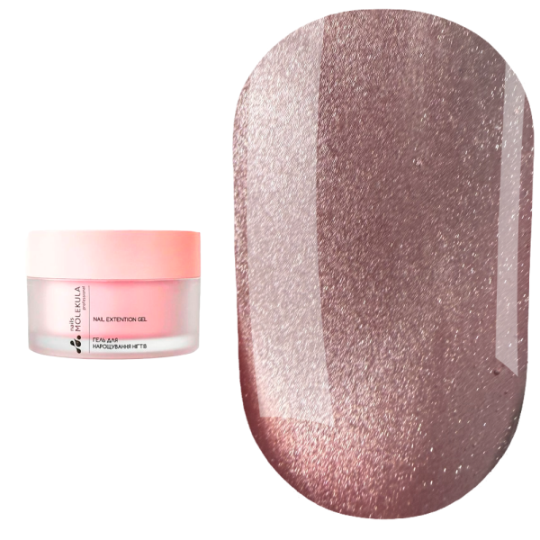 Гель моделирующий Molekula Magnetic Muse Gel ММ04 Wine Whisper, розовый, 15 мл