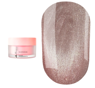 Гель моделюючий Molekula Magnetic Muse Gel ММ05 Caramel Glow, пудрово-рожевий, 15 мл