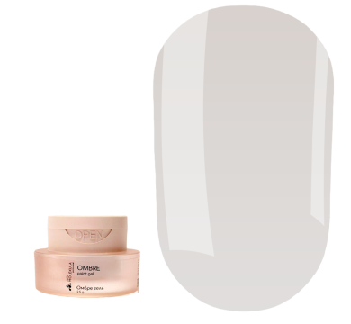 Гель-фарба Molekula Ombre Paint Gel OP03 Gray, сірий, 2.5 г
