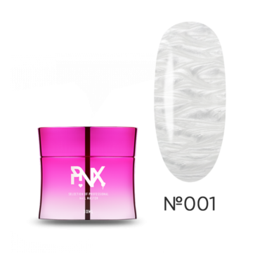 Гель моделюючий Pinx Builder Gel Shelbi №001, білий перламутровий, 30 мл