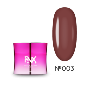 Гель, що моделює Pinx Builder Gel Dineris №003, теплий коричневий, 30 мл