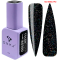 Гель-лак DNKa Gel Polish Color New Formula #0100, чорний з різнокольоровими блискітками, 12 мл