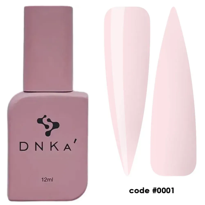 Гель рідкий DNKa Fast Gel #0001 Euterpe, молочно-рожевий, 12 мл