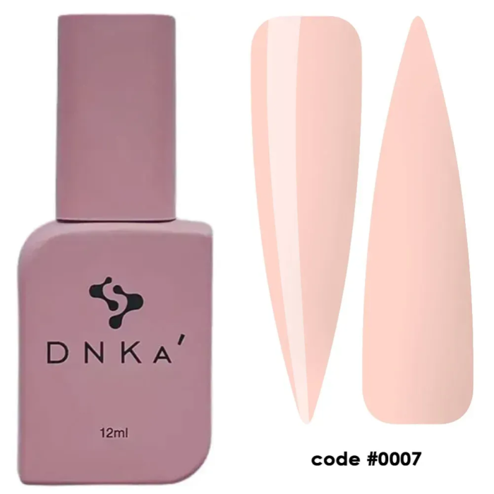 Гель жидкий DNKa Fast Gel #0007 Polyhymnia, персиковый нюд, 12 мл