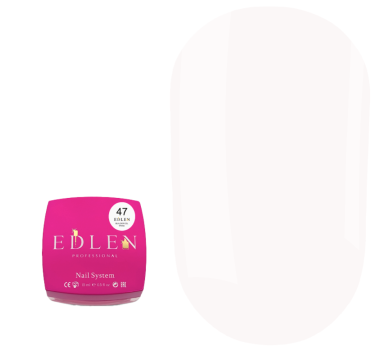 Гель для нарощування Edlen Builder Gel Cheesy №47, ванільний, 15 мл