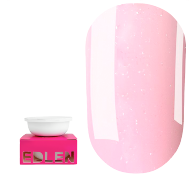 Змінний картридж Edlen Builder Gel Princess №18, пастельно-рожевий з мікроблиском, 15 мл