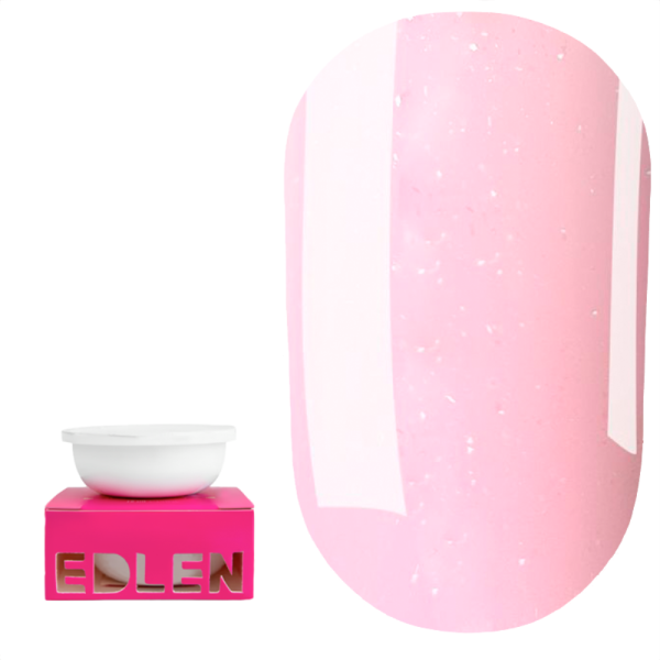 Сменный картридж Edlen Builder Gel Princess №18, пастельно-розовый с микроблеском, 15 мл