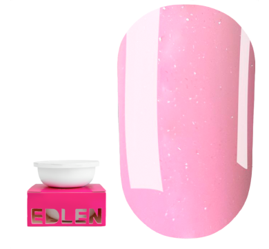 Змінний картридж Edlen Builder Gel Princess №19, рожевий з мікроблиском, 15 мл