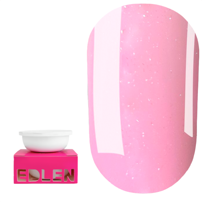 Сменный картридж Edlen Builder Gel Princess №19, розовый с микроблеском, 15 мл