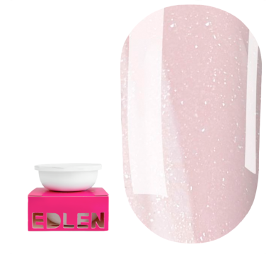 Змінний картридж Edlen Builder Gel Princess №21, рожево-персиковий з мікроблиском, 15 мл