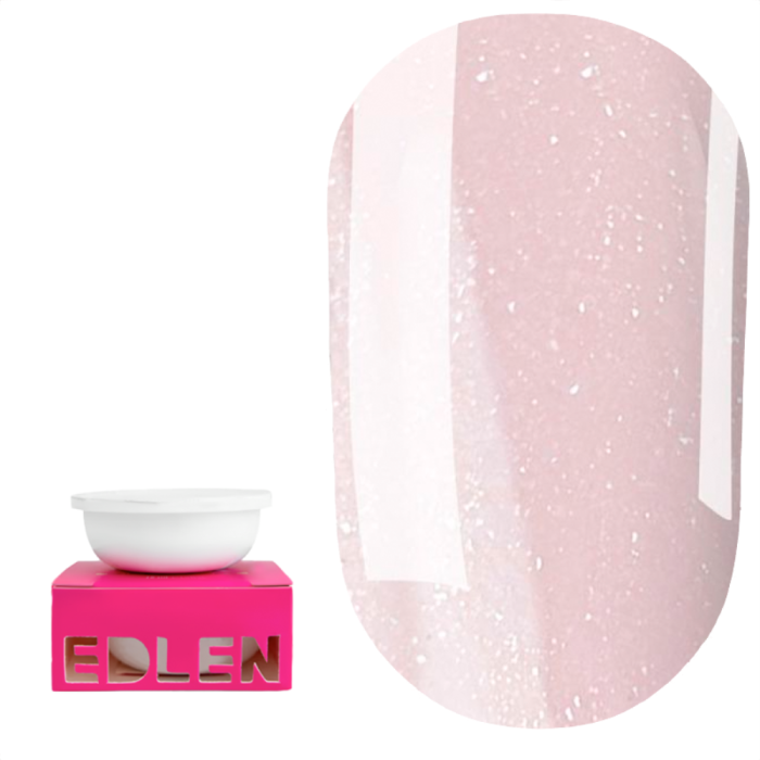 Сменный картридж Edlen Builder Gel Princess №21, розово-персиковый с микроблеском, 15 мл